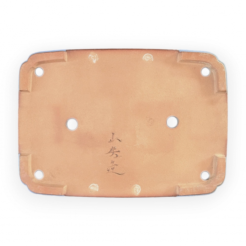 Tokoname - Yamafusa - 43 cm rettangolare azzurro