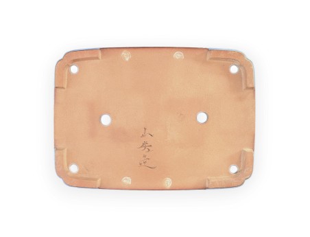 Tokoname - Yamafusa - 43 cm rectangulaire bleu clair