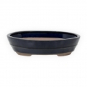 Pot 21,5 cm oval blue