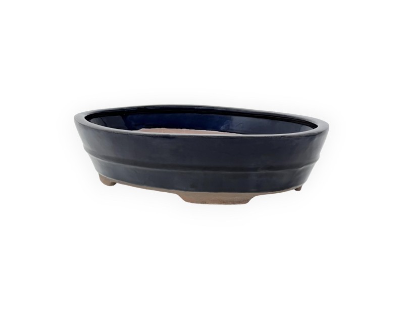 Pot 26,5 cm ovale bleu