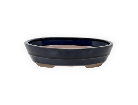 Pot 31,5 cm ovale bleu