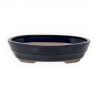 Vaso 31,5 cm ovale blu