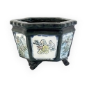 Vaso - Tosui - Bonsaista con paesaggio - 13,5 cm