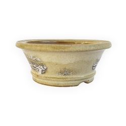 Vaso - Shunzaido - Paesaggio innevato - 12 cm