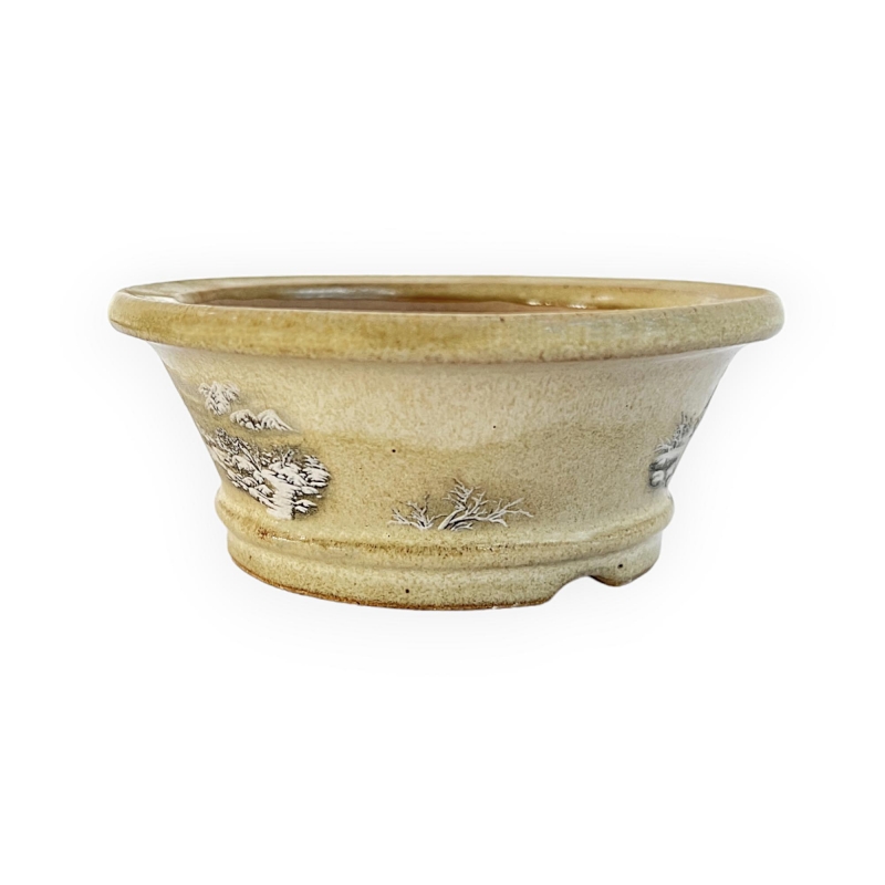 Pot - Shunzaido - Snowy landscape - 12 cm