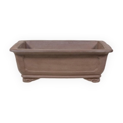 Vaso 37 cm rettangolare grès