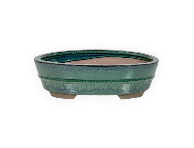 Pot 21,5 cm ovale vert