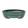 Vaso 31,5 cm ovale verde