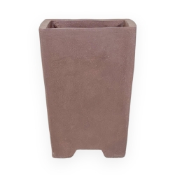 Vaso 13,5 cm quadrato grès