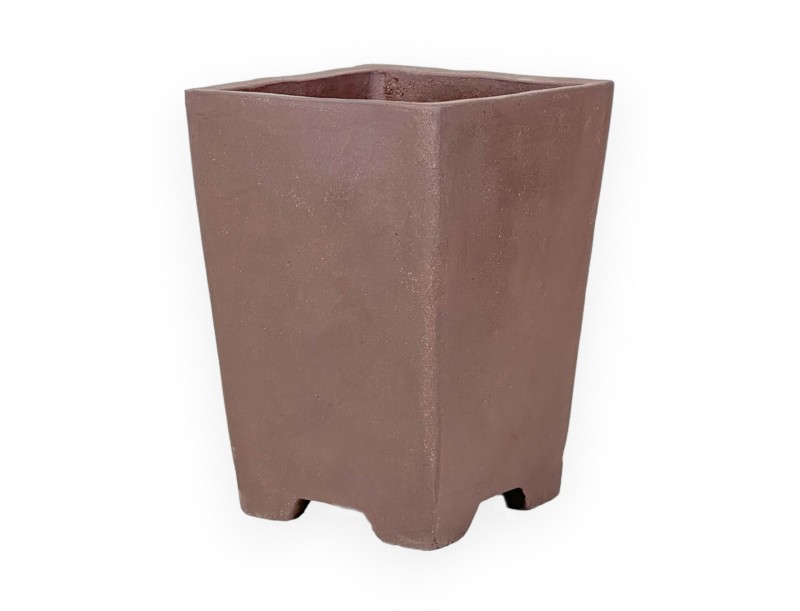 Pot 13,5 cm square grès