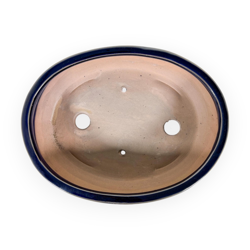 Pot 26,5 cm ovale bleu