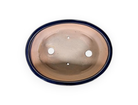 Pot 26,5 cm ovale bleu