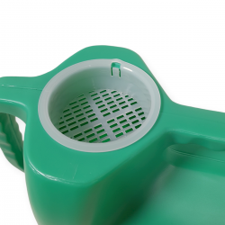 Annaffiatoio in plastica con soffione a doppio manico - 4 litri