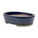 Pot 15,5 cm ovale bleu