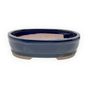 Pot 15,5 cm ovale bleu
