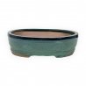Pot 21,5 cm oval green