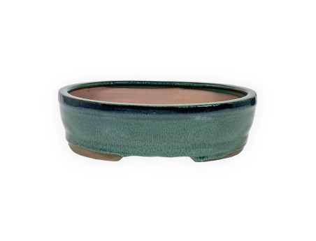 Pot 26 cm ovale vert