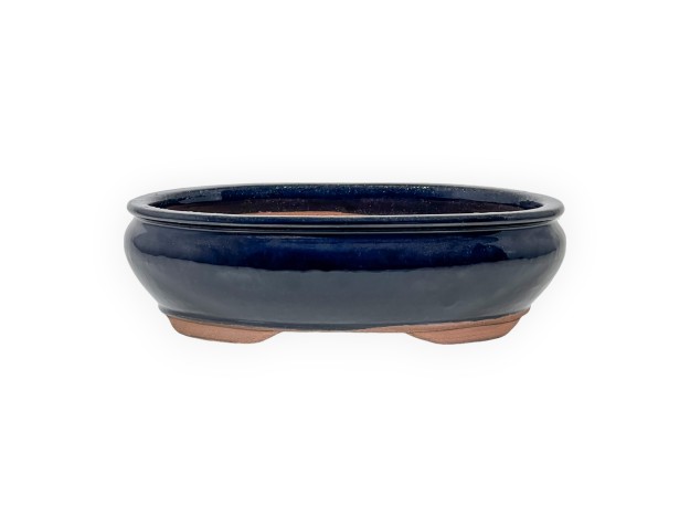 Pot 34,5 cm ovale bleu