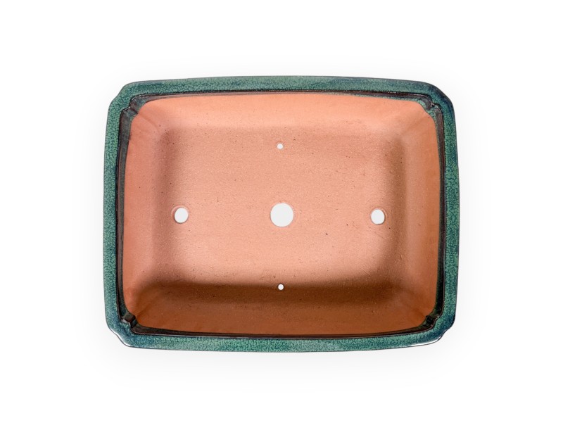 Pot 36 cm rectangular green