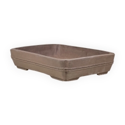 Vaso 36 cm rettangolare grès
