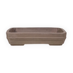 Vaso 36 cm rettangolare grès