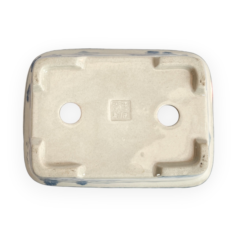 Pot - Xu Lei Nuo - Rivière avec bateau - 13,5 cm