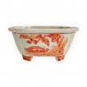 Vaso - Xu Lei Nuo - Paesaggio con pescatori - 14,5 cm