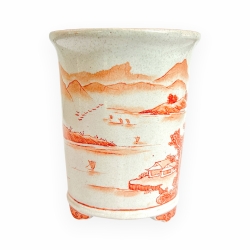 Vaso - Xu Lei Nuo - Paesaggio - 8 cm