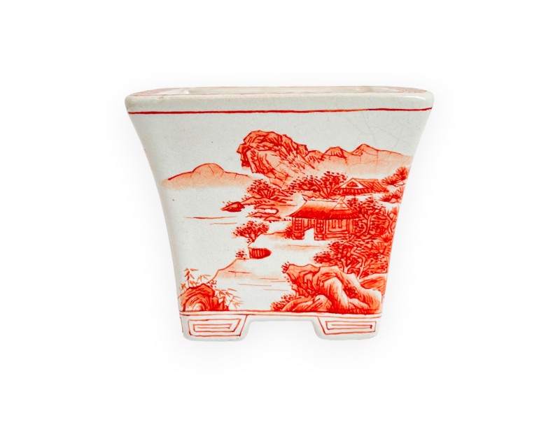 Vaso - Xu Lei Nuo - Paesaggio - 8,5 cm