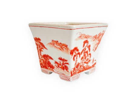 Vaso - Xu Lei Nuo - Paesaggio - 8,5 cm