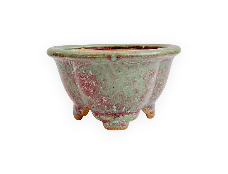 Pot 13 cm for bonsai handmade Shuiming