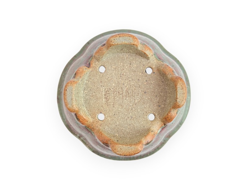 Pot 13 cm for bonsai handmade Shuiming