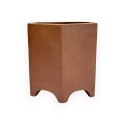 Vaso 12 cm esagonale grès