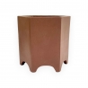 Pot 12 cm hexagonal grès