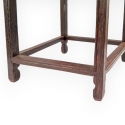 Tavolino quadrato in legno - 14 cm