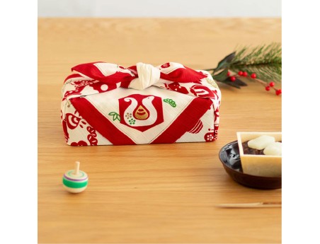 Furoshiki 50 cm Shiki no Irodori Serpente Crema