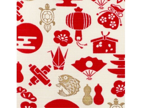 Furoshiki 50 cm Shiki no Irodori Creme Schlange