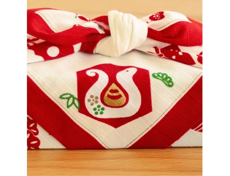 Furoshiki 50 cm Shiki no Irodori Creme Schlange