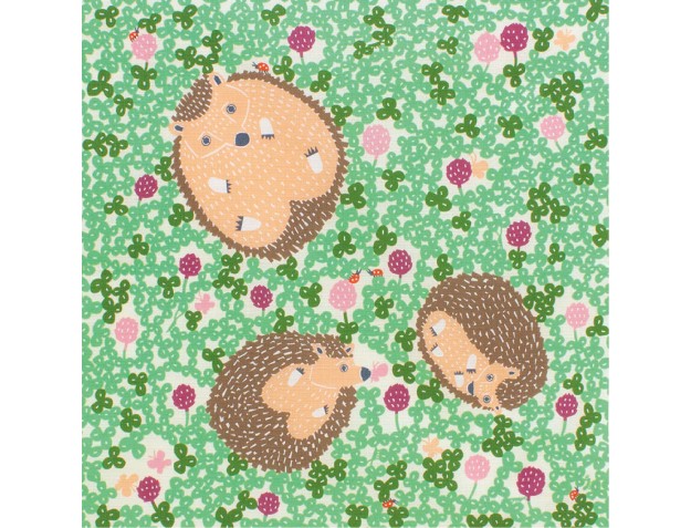 Furoshiki 50 cm - Kata Kata - Grüner Igel