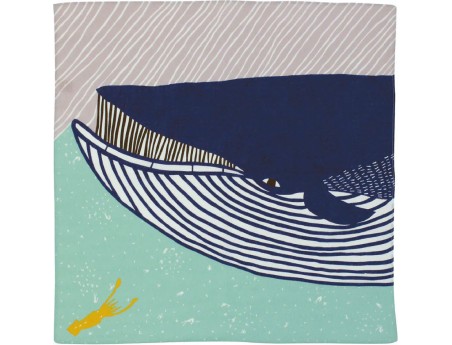 Furoshiki 50 cm - Kata kata - Blauwe vinvis