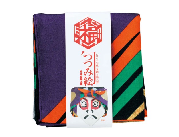 Furoshiki 48 cm - Fuku Cochae - Kabuki Negro 2