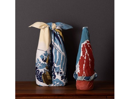 Furoshiki 70 cm - Ukiyo-e - Vento del Sud, Cielo Sereno