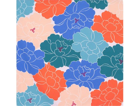 Furoshiki 70 cm - Adeline Klam Water-Repellent - Peony