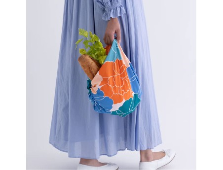 Furoshiki 70 cm - Déperlant Adeline Klam - Pivoine