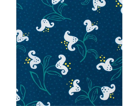 Furoshiki 90 cm -Yumeji Takehisa - Lily