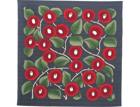 Furoshiki 90 cm -Yumeji Takehisa - Camellia