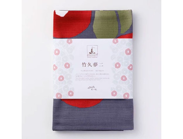 Furoshiki 90 cm -Yumeji Takehisa - Camellia 2