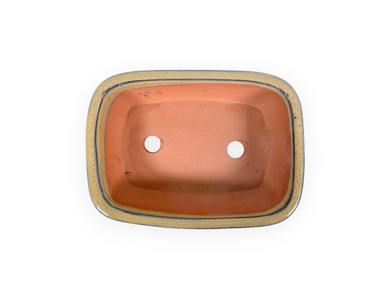 Maceta 18,5 cm rectangular verde oliva