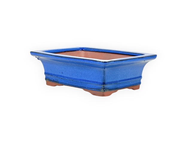 Pot 17,5 cm rectangular blue 2