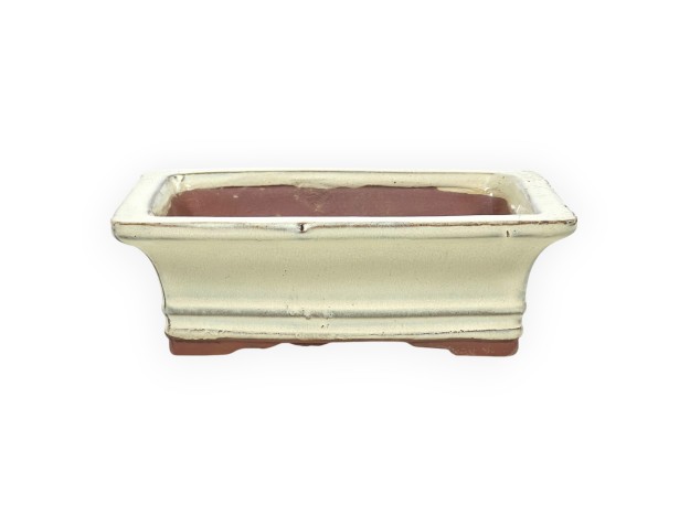 Vaso 17,5 cm rettangolare beige